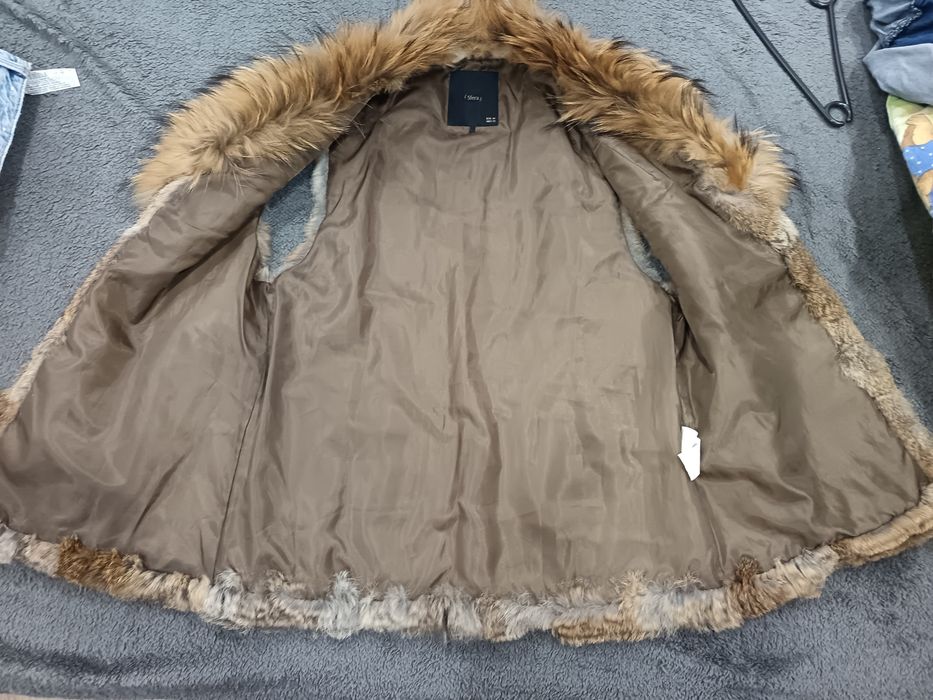 Vesta blana iepure cu guler blana Raton Sfera