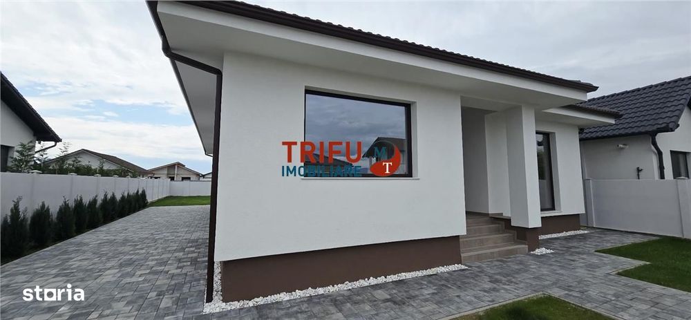 Casă individuală modernă la cheie, 4 camere, panouri solare 6kW – Zona