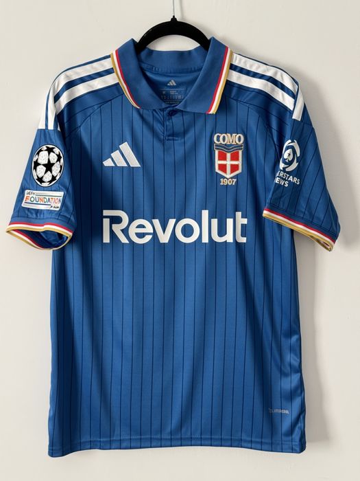 Tricou fotbal Como Home Nico Paz
