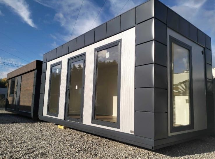 Vand container modular tip birou placat cu alubond