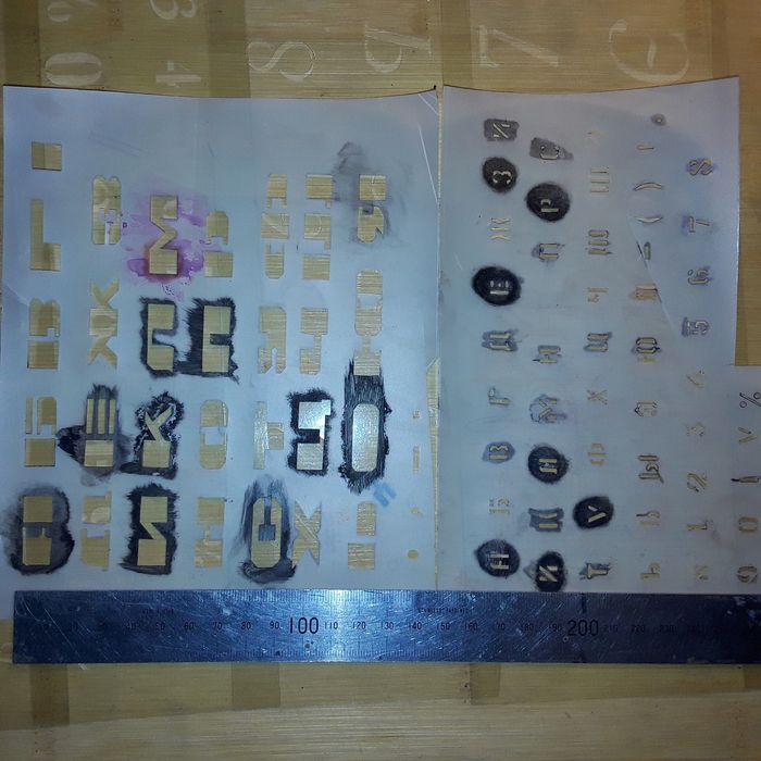 Трафареты кириллица советские новые свои из запасов