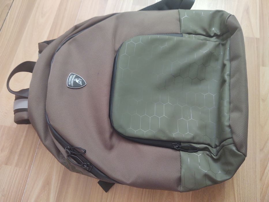 Rucsac Lamborghini verde made in Italy