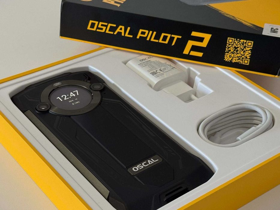Бартер! НОВ! Oscal Pilot 2 256/8GB Black (Черен) 8800mAh (устойчив) смартфон.