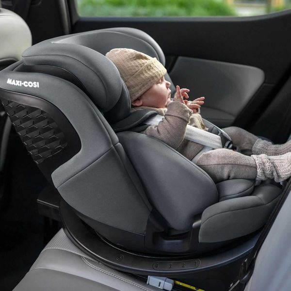 Детско Столче за Кола Maxi Cosi Emerald 360 S, i-Size, 2 години Гаранция, 0-36 кг, 360 Ротационна Система, G-CELL, Черно или Сиво, Ново