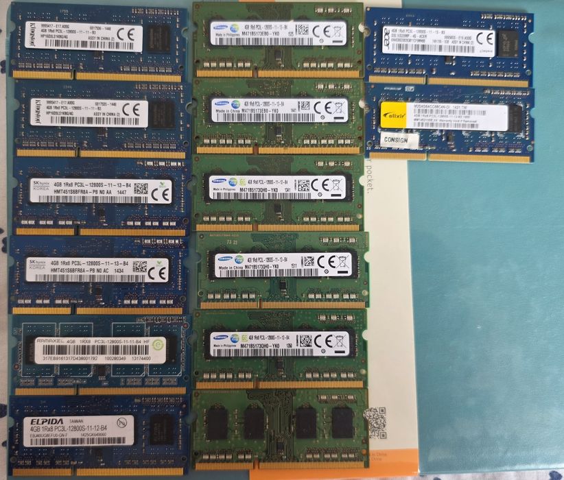 RAM DDR3 pc3 2GB+pc3l ddr3 4gb и wifi модули, msata ssd