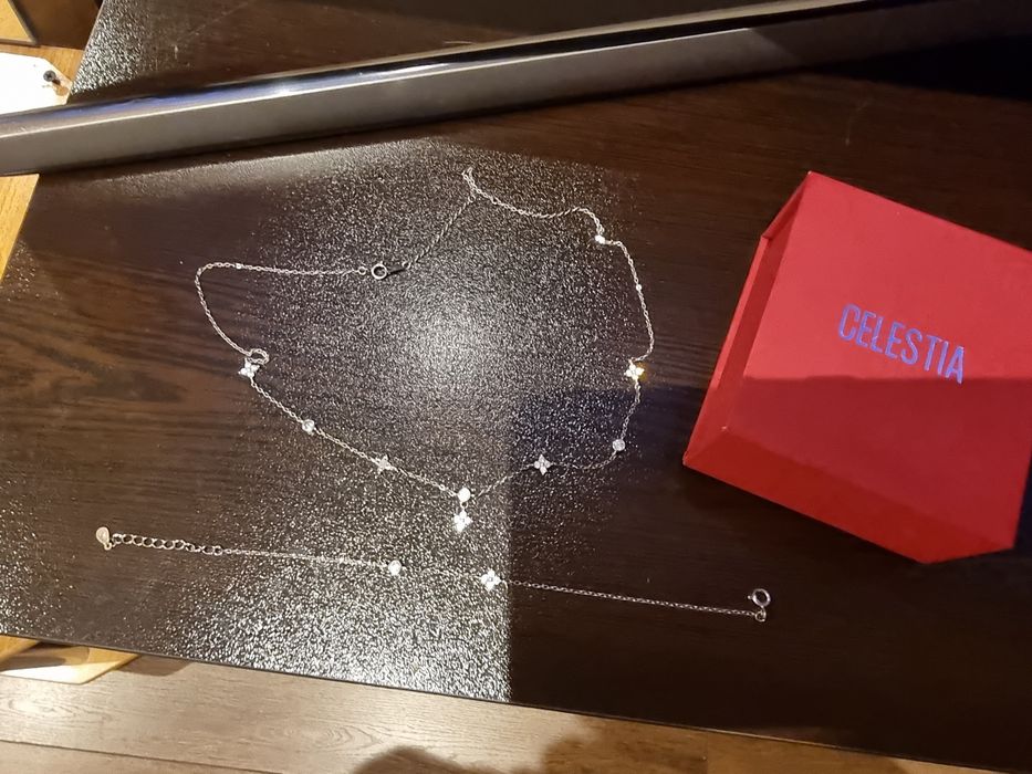 Дамски сребърни бижута Celestia с Родий и Цирконий