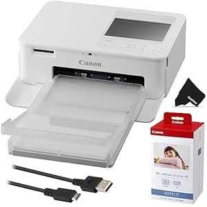 Imprimanta Foto Color Canon SELPHY CP1500, WiFi, USB-C +Set hartie foto 108 buc