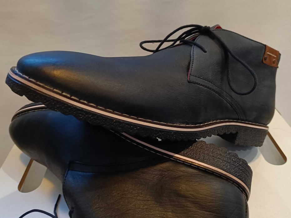 Ghete lace up 45 45.5 casual Gentleman Farm NOI piele naturala moale