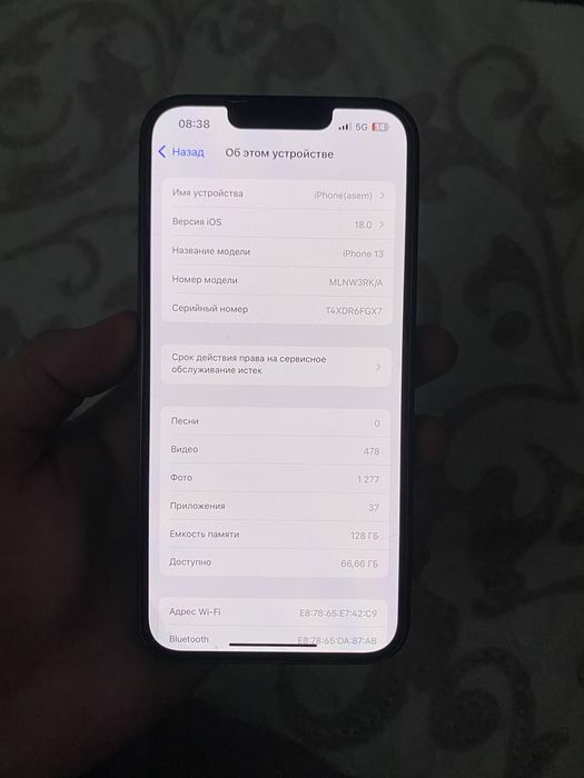 Iphone 13,128гб 130.000