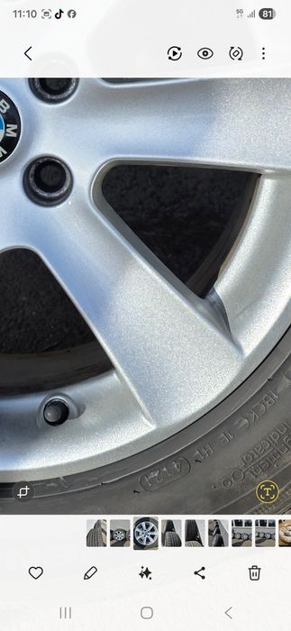 Jante BMW 225 55 r17 Hankook vara