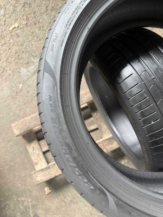 2x Anvelope Vara 225/45 r19 runflat - Pirelli P Zero steluta BMW