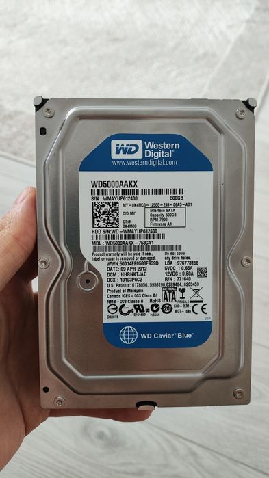 Жёсткий диск HDD WD 500GB