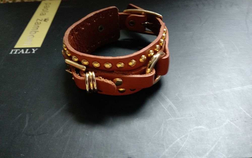 Браслет кожаный стильный