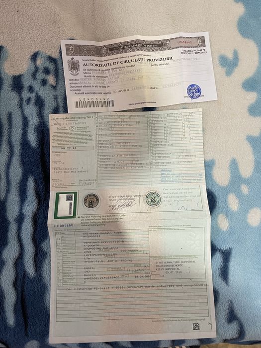 Vând ATV -ul în regulă cu acte