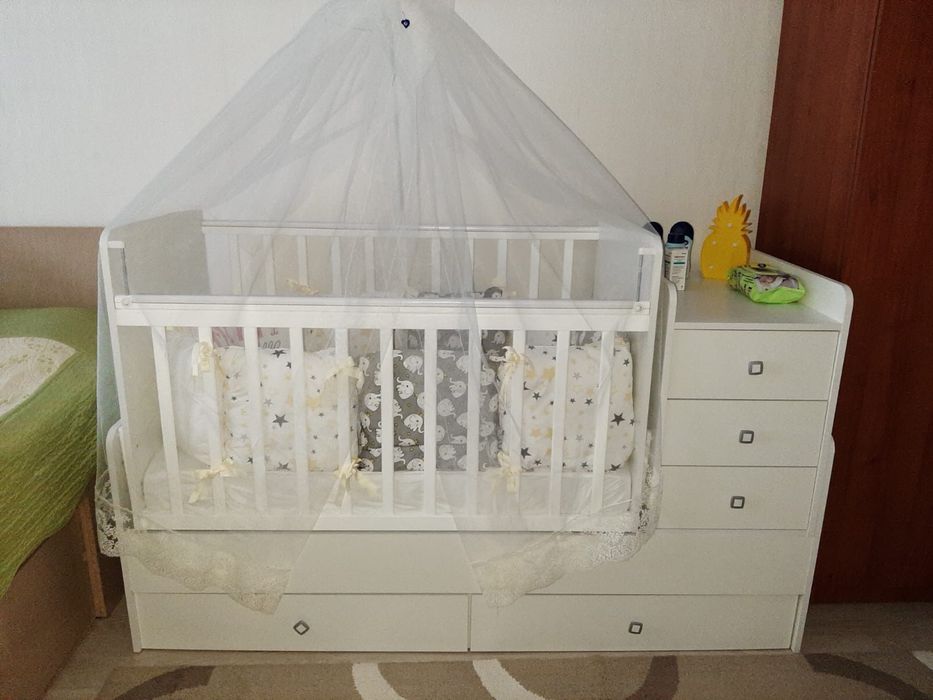 Детская кроватка трансформер