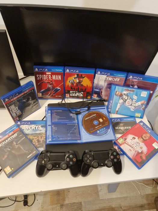 Pachet 34 Jocuri PS4 - HITURI: RDR2, Spider-Man, Last of Us - Stare Pe