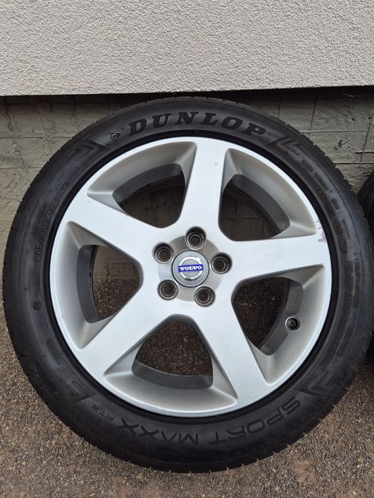 Volvo - aлуминиеви джанти 17 5x108 с гуми Dunlop - 225/50/17
