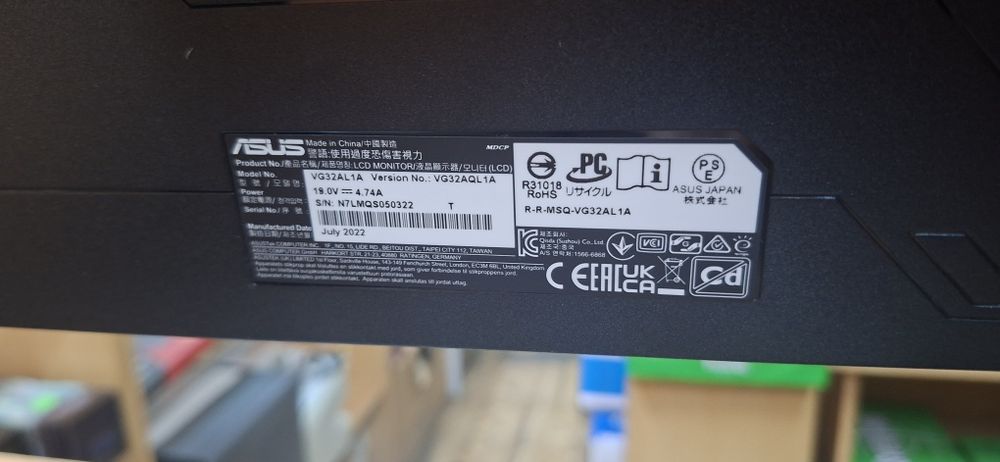 Монитор Asus vg32aql1a