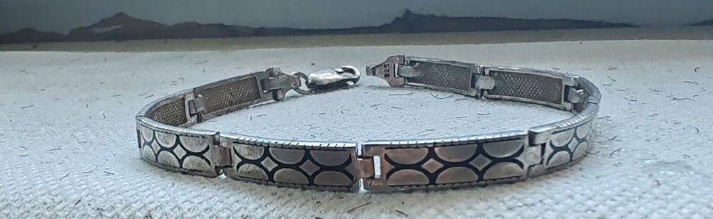 Brățară argint 19 cm jumate lungime