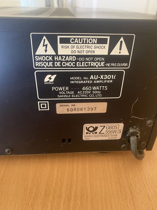 Vand amplificator sansui au x301i