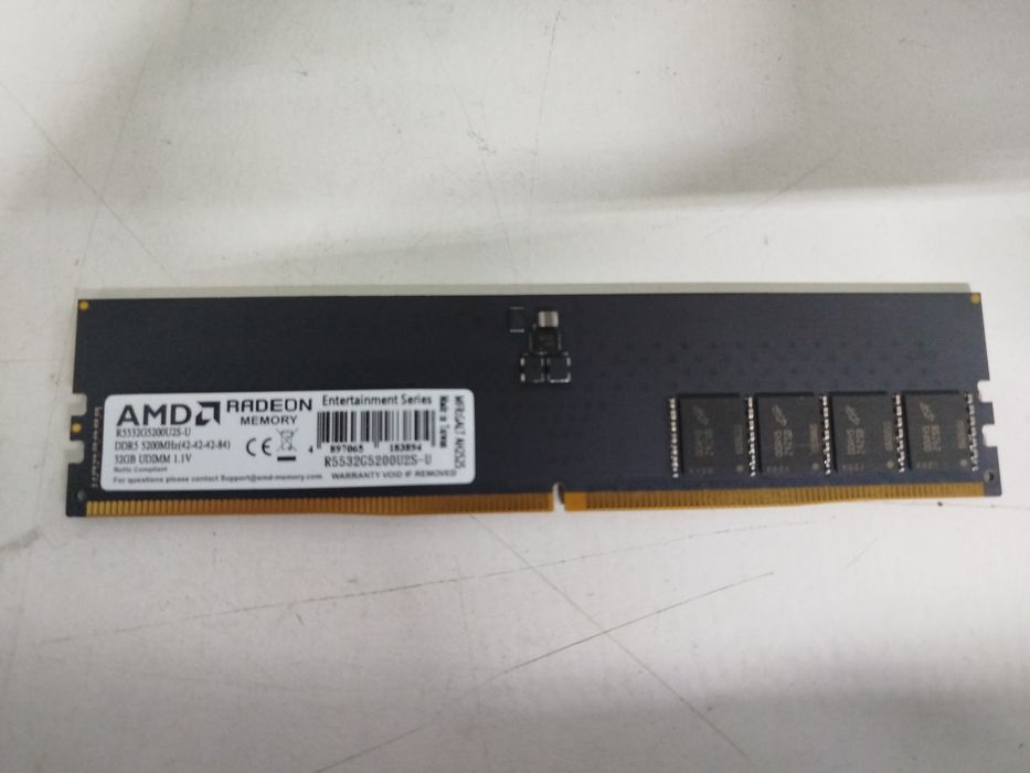 Продам озу ddr5 32гб одной планкой