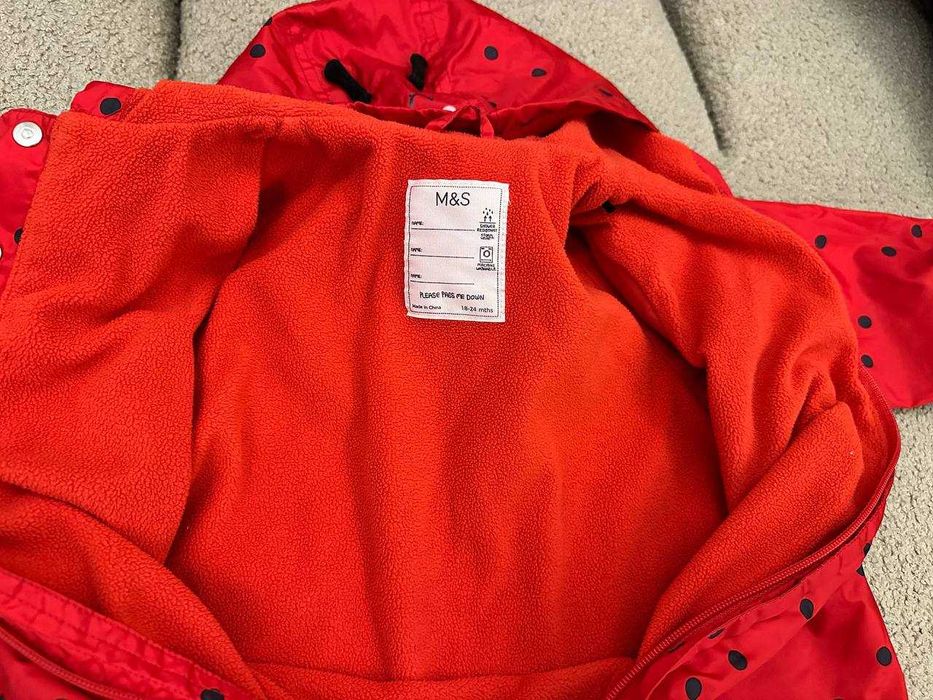 Комбинезон дождевик детский Mark and Spencer 18-24 месяцев