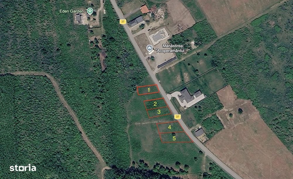 Parcele teren intravilan Paleu