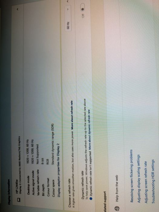Monitor HP L2445w, 24 inch Full HD, 1920 x 1200p