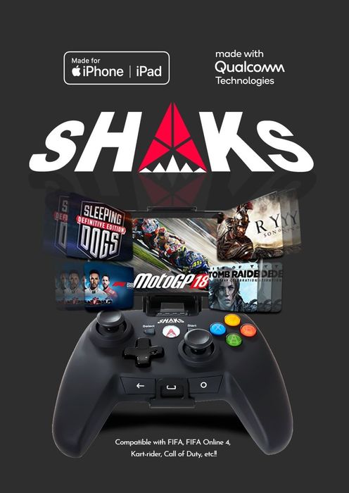 Gamepad SHAKS S2b Bl (Android, Ios, Pc) Multiplatform