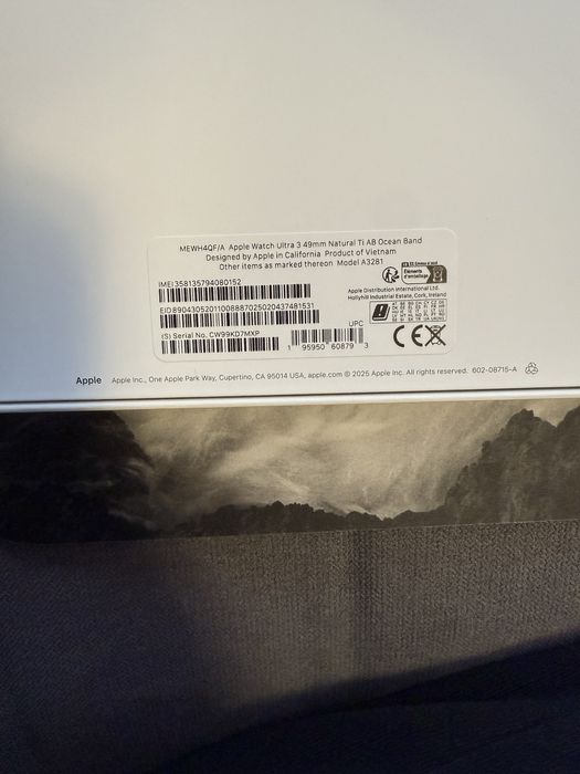 Apple Watch Ultra 3 GPS + Cellular 49 mm Maritime Blue