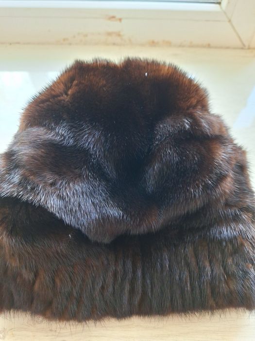 Шапка норковая женская