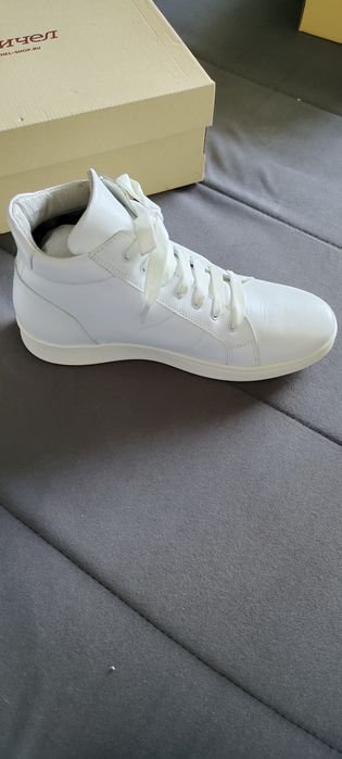 Ботинки женские белые