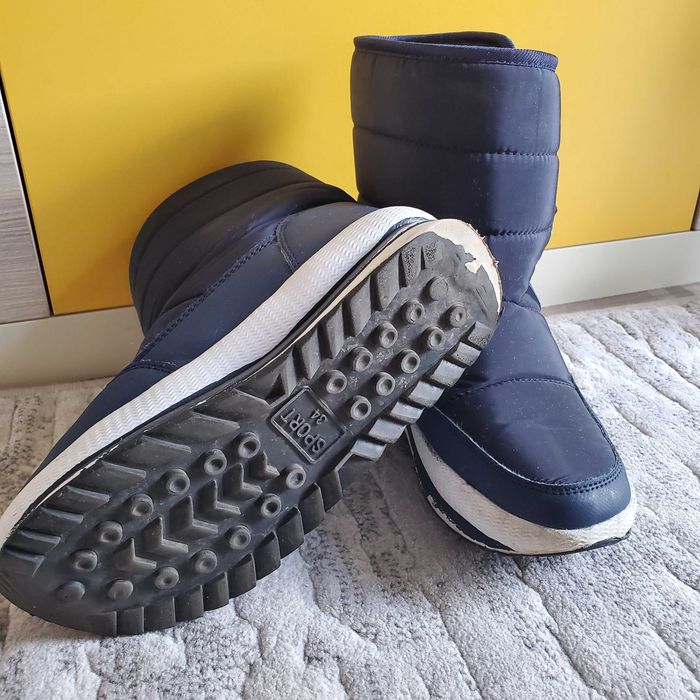 Ботуши, зимни, тъмно сини, 34