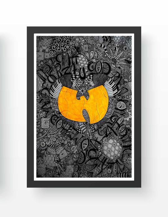 Rap постер с рамка