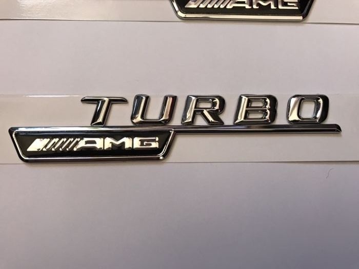 Emblema Mercedes Turbo AMG aripi