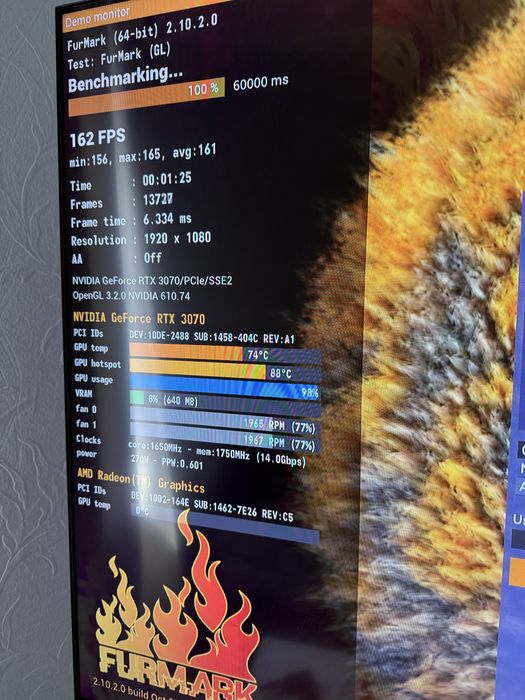 Gigabyte Geforce 3070 8g 3c