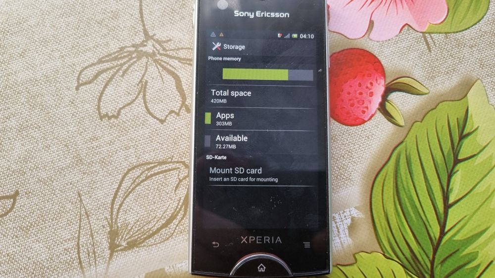 Sony ericsson xperia st18i