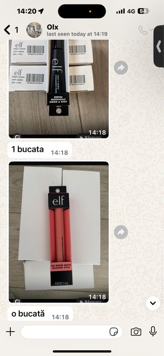 Cosmetice ELF noi lot 10 /50/100 buc