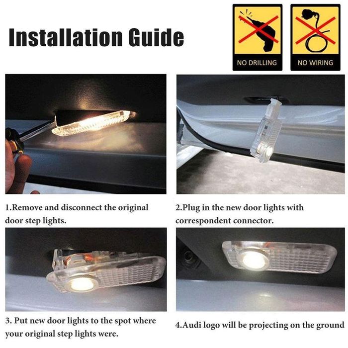 проектор лого за врата interlook pmc-a1-1-10 led, audi