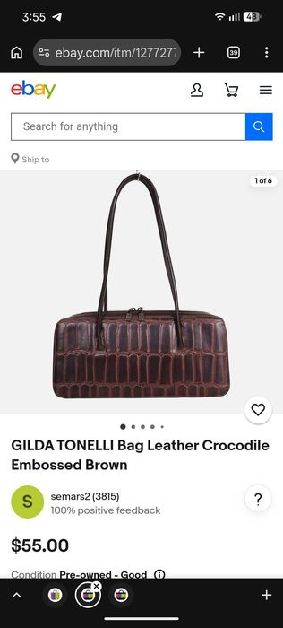 Gilda Tonelli сумка кожаная