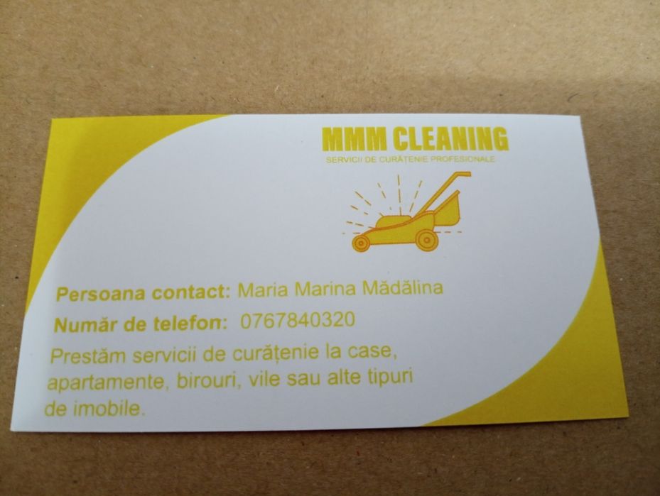 Ofer servicii de curățenie