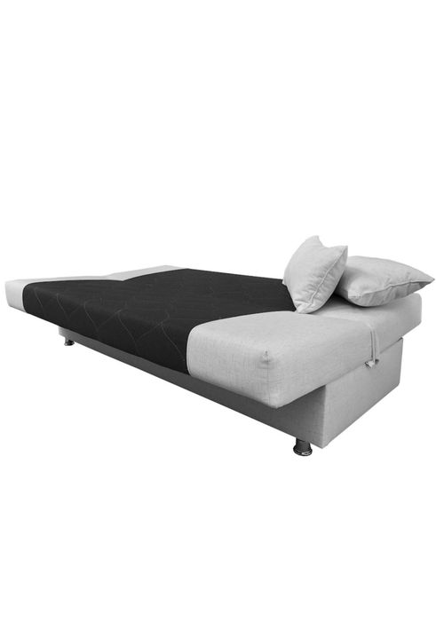 Canapea extensibil deschisa 120x190 cm Casa 2 perne, lada depozitare 1