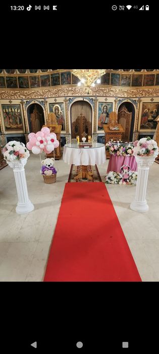 Aranjamente/decor nuntă sau botez pt biserică/acasă/restaurant