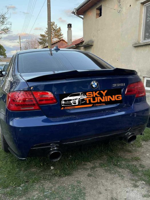 Дифузьор за бмв е92 / добавка за задна броня бмв е92 / bmw e92 с щипки