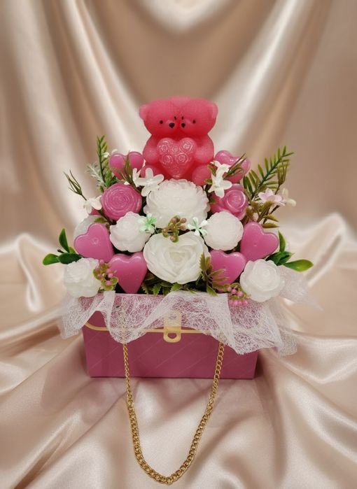 Aranjamente din flori de săpun