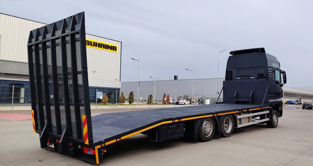 Man TGX 26.440 Platforma Trailer 26T , 2009 Euro V , RAR  efectuat