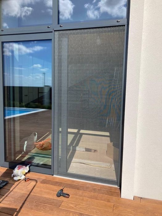 Москитная сетка на дверь! ПЛИССЕ (Раздвижные) Москитные сетки. Sinax