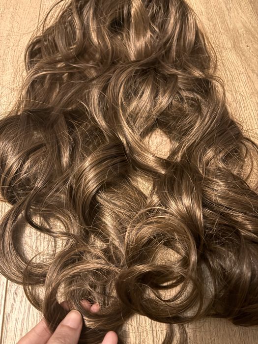 Опашка за коса с шнола изкуствен косъм