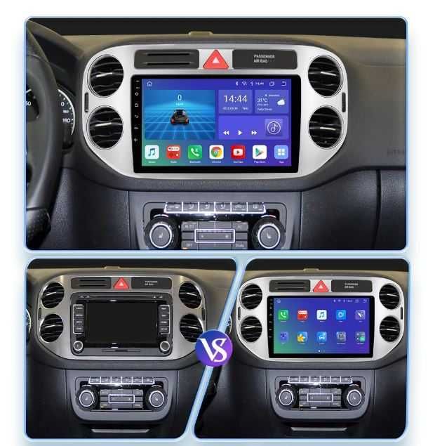 Navigatie VW Tiguan 2006 / 2016, 2+32, Carplay