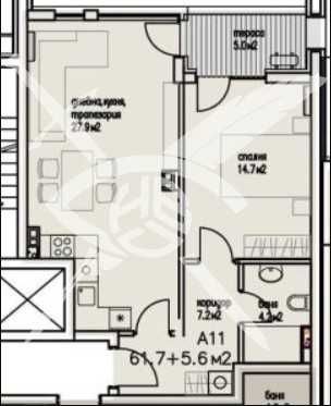 Продава се Двустаен апартамент в Бургас, Сарафово - 78 кв.м за 1034 €/кв.м - Снимка #1